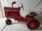 International Farmall 856 Pedal Tractor W/Metal Seat & Steering Wheel