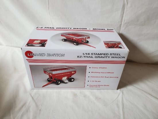 Limited Edition 1/16 Stamped Steel EZ-Trail Gravity Wagon (In Box)