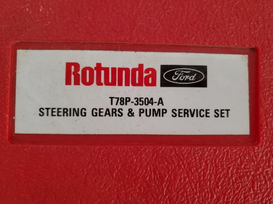 Rotunda Ford Steering Gears & Pump Service Set