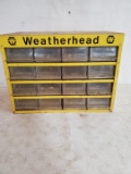 Weatherhead 16 Drawer Parts Cabinet With Parts In Drawer