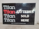 Titan Batteries Sign