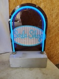 Neon lighted Soda Shop Sign