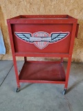 American Racing Metal Tool Box