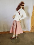 Lady With Poodle Skirt Mannequin