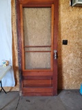 Coca-Cola Handled Screen Door