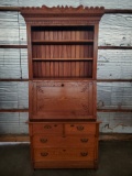 2 pc Drop Front Secretary Desk