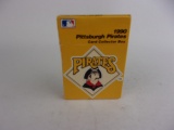1990 PITTSBURGH PIRATES CARD COLLECTOR BOX, UNOPENED, GUM INSIDE