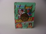 1991 DONRUSS PUZZLE AND BASEBALL CARDS, UNOPENED BOX, 36 CT, FEATURING WILLIE STARGELL PUZZLE