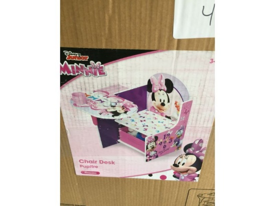 DISNEY MINNIE MOUSE CHAIR DESK