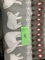 Polar bear and pattern lap blanket, used