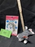 2 husky, American Girl Crafts 3d Sticker NIP, Ty Beanie Nook