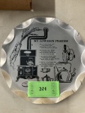 My Kitchen Prayer metal décor plate