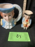 2 Toby Jugs, one Applause, the other Czechoslovakian