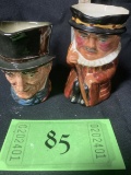 2 Toby Jugs,one Thorley, one Royal Doulton