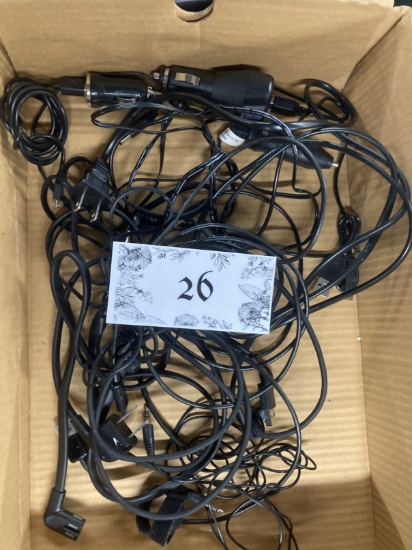 Box of random chargers