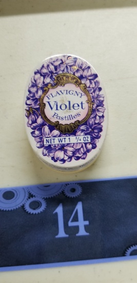 Tin, Flavigny Violet Pastilles