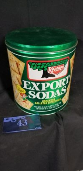 Tin, Keebler Export Sodas