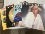 Four Vinyl Records, Barbara Mandrell, Clyde McCoy, etc