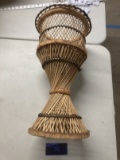 Woven plant stand