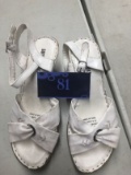 Sandals, White, Size 8.5 Womens