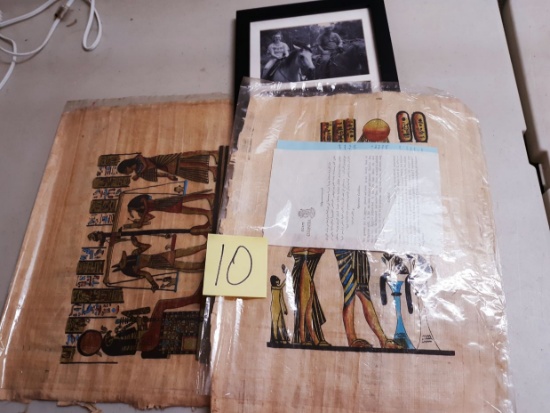 tho papyrus souvenir sheets, family photo frame