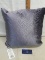 Pillow, purple, Greek Key Velvet Jacquard