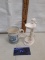 Avon ceramic cherub wax melter candle holder, Biltons Mug Baker scene