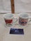 Two Corner Store Mug Collection, 1980s, Carnation, Jell-O