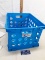 blue storage crate