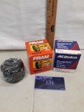 Fram and ACDelco oil filters, etc