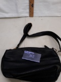 purse, black, unknown brand