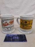 Two Corner Store Mug Collection, 1980s, White Rock, Whitmans