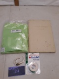 Debbie Meyer green bags, first aid tape, etc