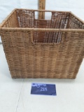 woven square basket