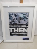 framed image, motivational saying