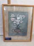 framed image, floral