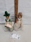 two small hand made dolls, New Orleans and Mississippi