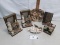 box lot angel, artist dimensional frames, carousel horse plate, etc