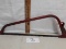 bow saw, 21 inch, red handle
