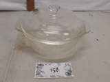 Fire King 1.5 quart round casserole with lid