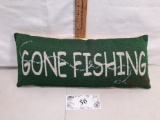 Gone Fishing Pillow