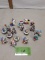 Bag of small toys and trinket boxes, snoopy and rabbits