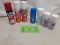 New 7 travel cans of shaving cream, assorted brands