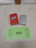 Two lighters, Magna Pack Lite, 1968 Zippo