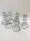 (6) Décor Springs/Candle Holders