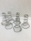 (6) Décor Springs/Candle Holders