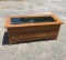 1 Drawer Glass Display Top Coffee Table/46in X 22in X 18in