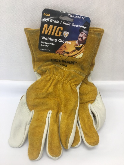 Tillman 50M Top Grain Split Cowhide MIG Welding Gloves
