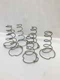 (6) Décor Springs/Candle Holders