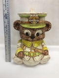 Chief Teddy Bear Cookie Jar